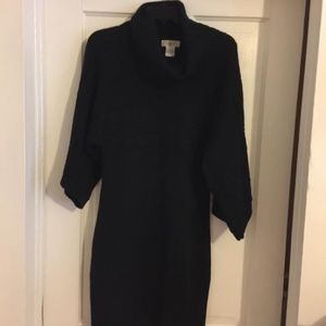 Maggy L Sweater Dress, Black, Size Small